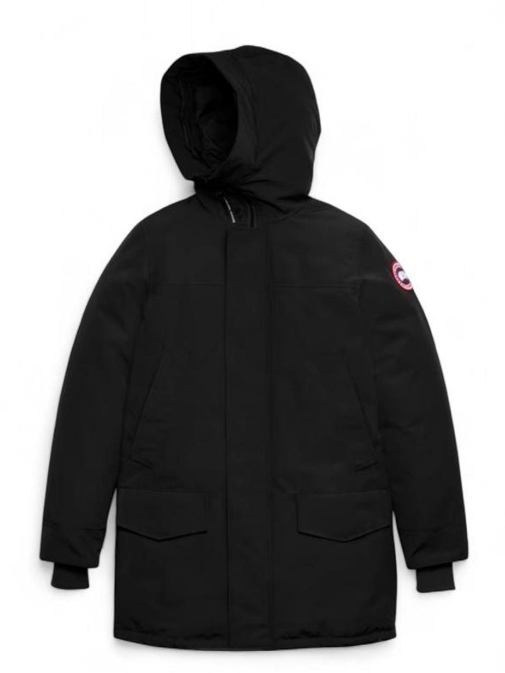 Canada Goose Black Hooded Long Parka